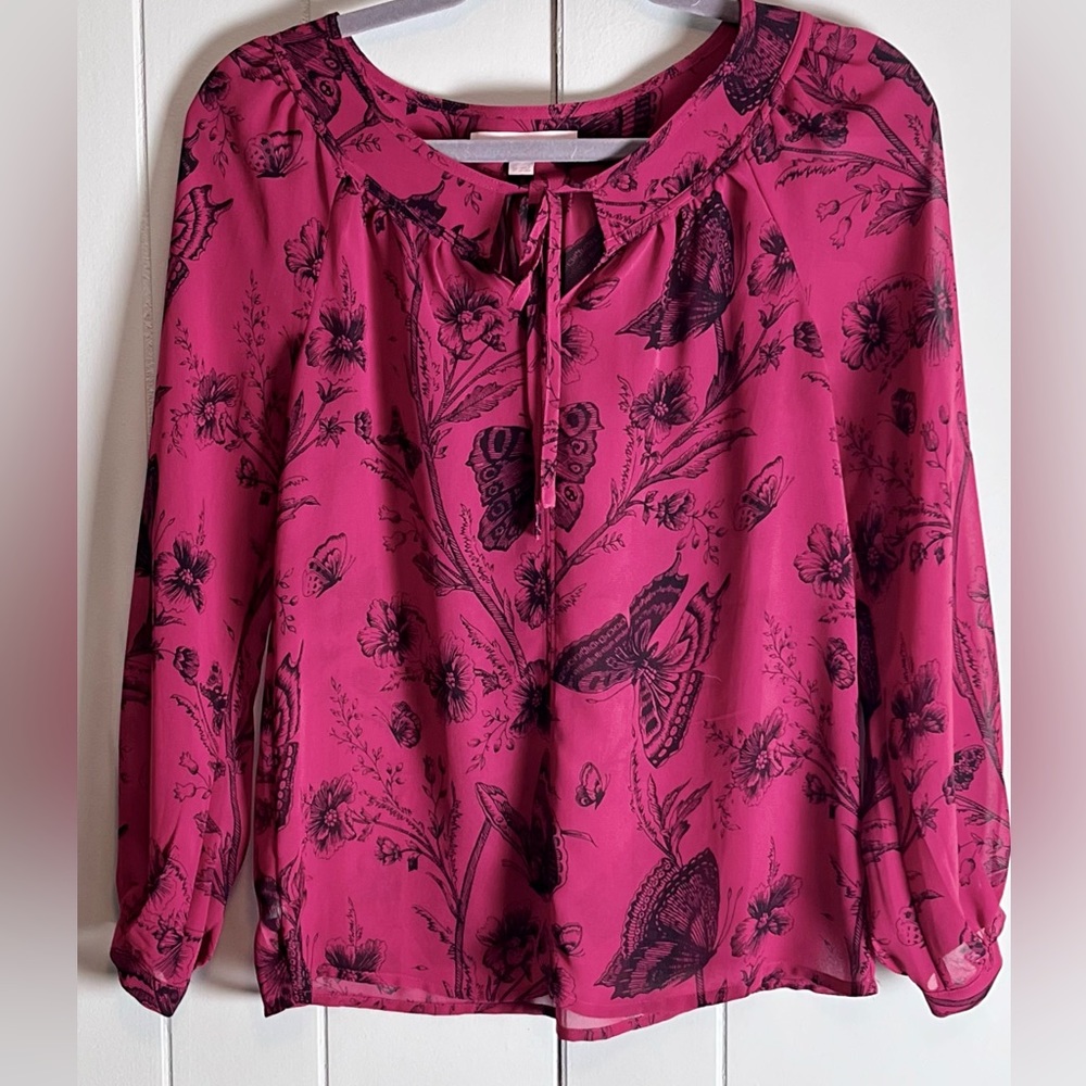 LOFT Sheer Blouse